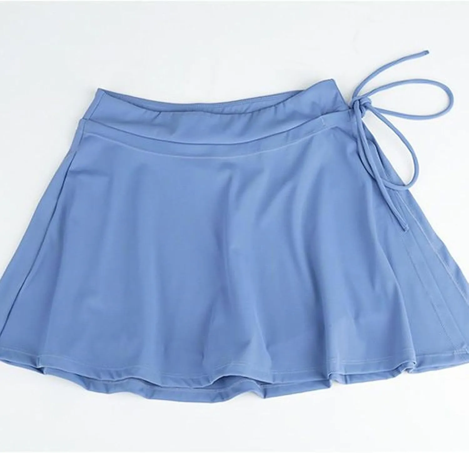 Lu's Chic Women's Athletic Skort High Waisted Scooter Short Pocket Spandex Tennis Fashion Elastic Waist Culottes