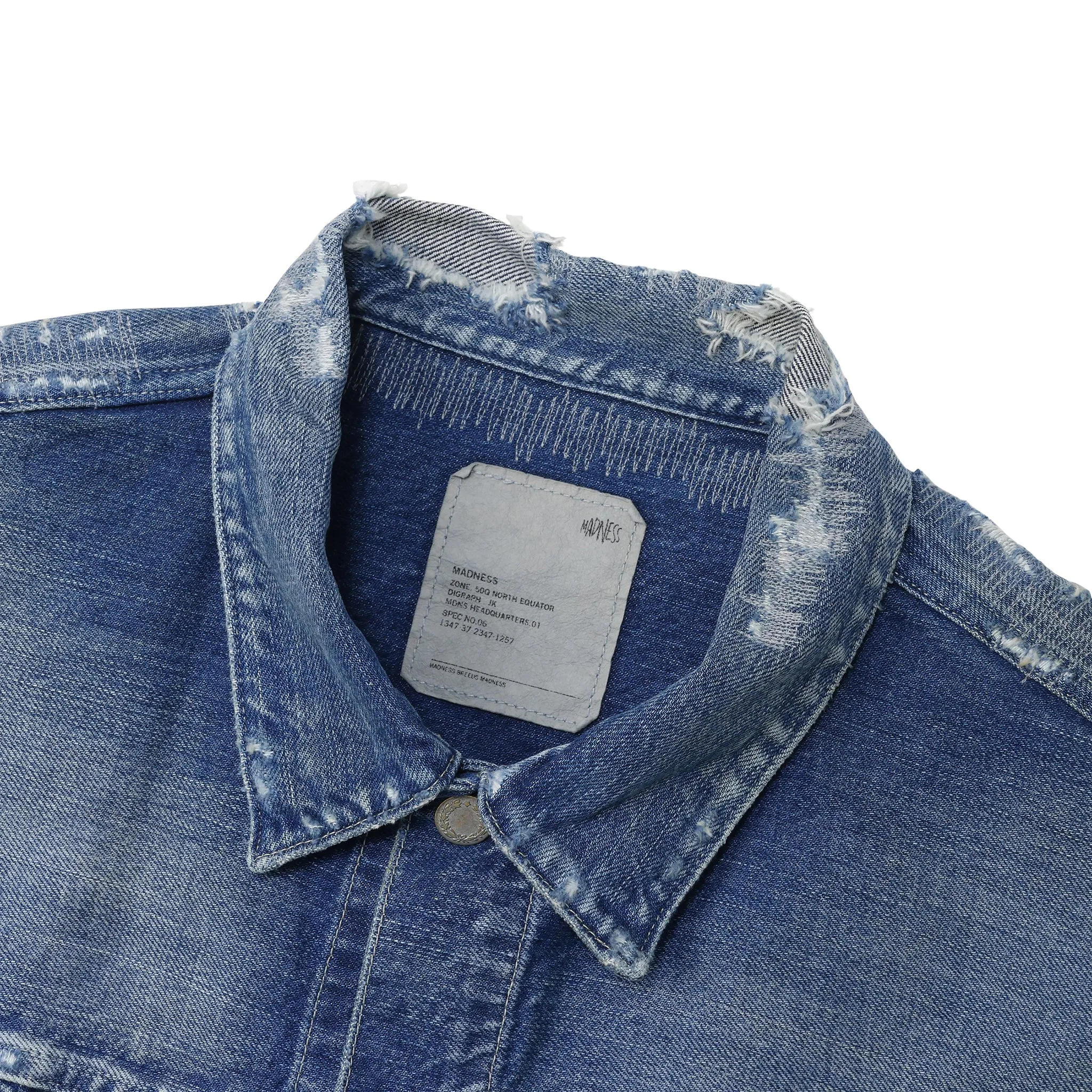 MADNESS HEAVY WASHED 501 DENIM JACKET / INDIGO