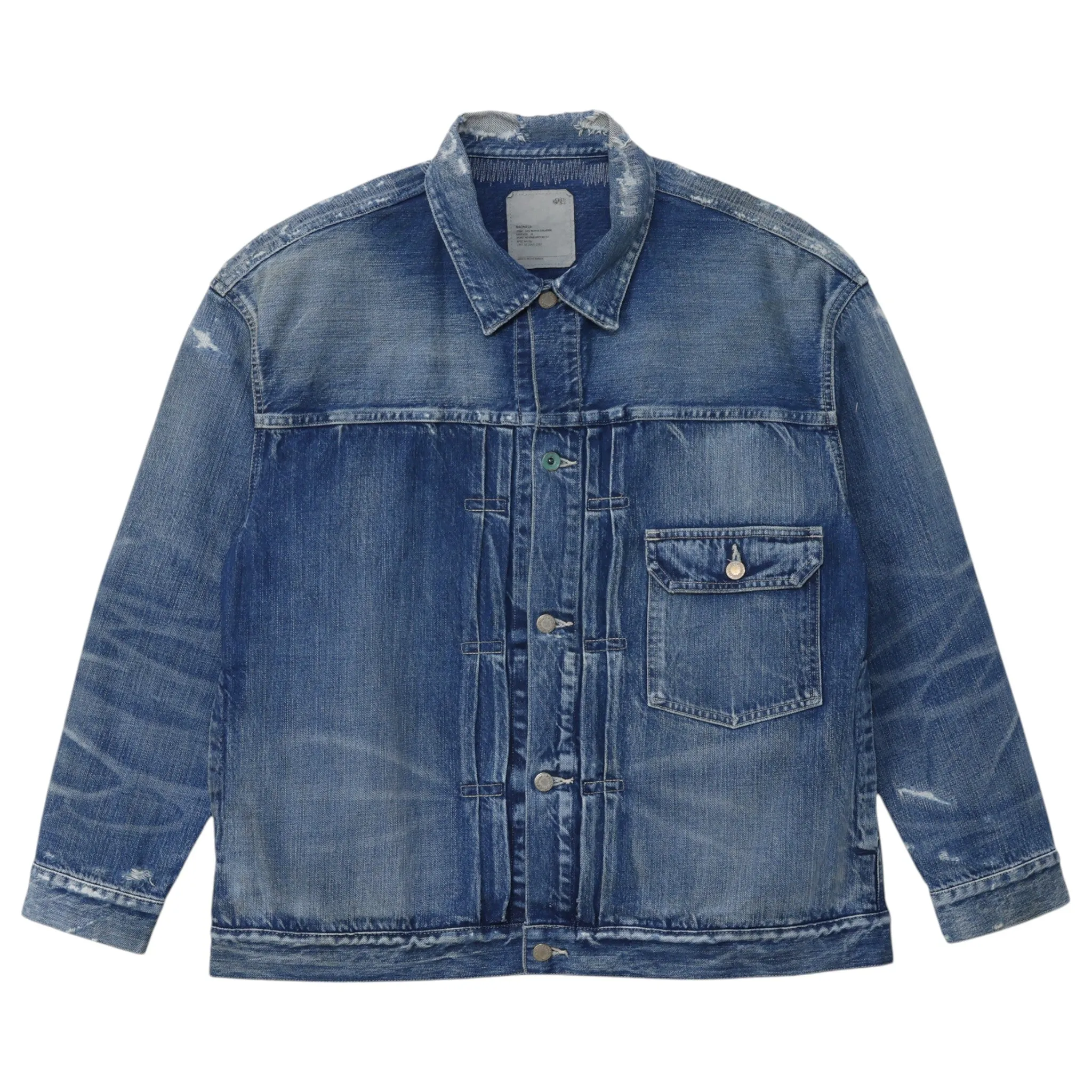 MADNESS HEAVY WASHED 501 DENIM JACKET / INDIGO