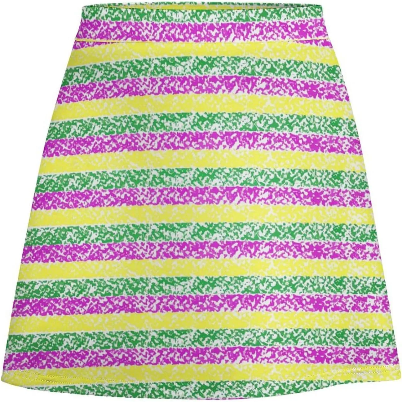 Mardi Gras Short Skirt Culottes Womans Athletic Skorts Golf Skirts Mini Shorts High Waist Breathable Sport Skort