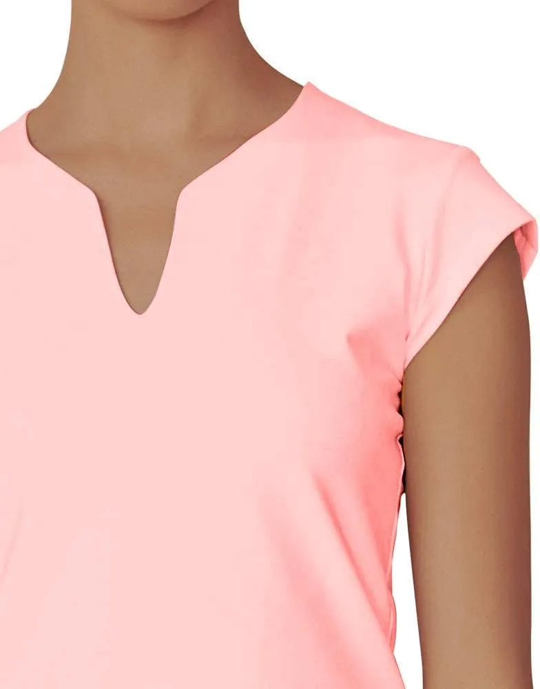 Meja Women Tennis Shirt Short Sleeve,V Neck Golf T Shirt Quick Dry Running Shirts Activewear