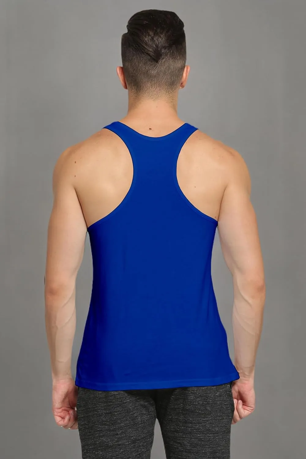 Mens 3 Pack Tank Tops Workout Gym Muscle Shirt Y-Back Fitness Bodybuilding Sleeveless T Shirt