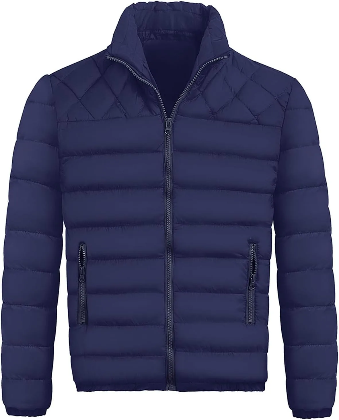 Men'S Down Jackets & Coats Zip Up Puffer Jacket Winter Lightweight Heated Sports Oversized Coats