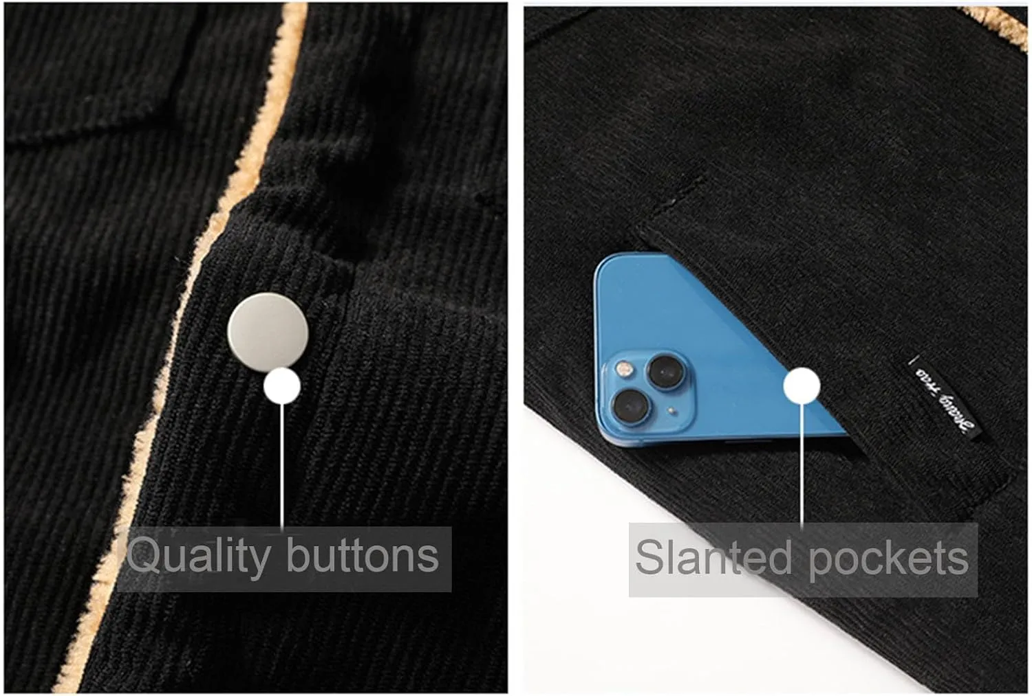 Mens Sherpa Winter Vest,Men'S Fleece Vest,Button Vest For Men Outerwear,Mens Canvas Vest