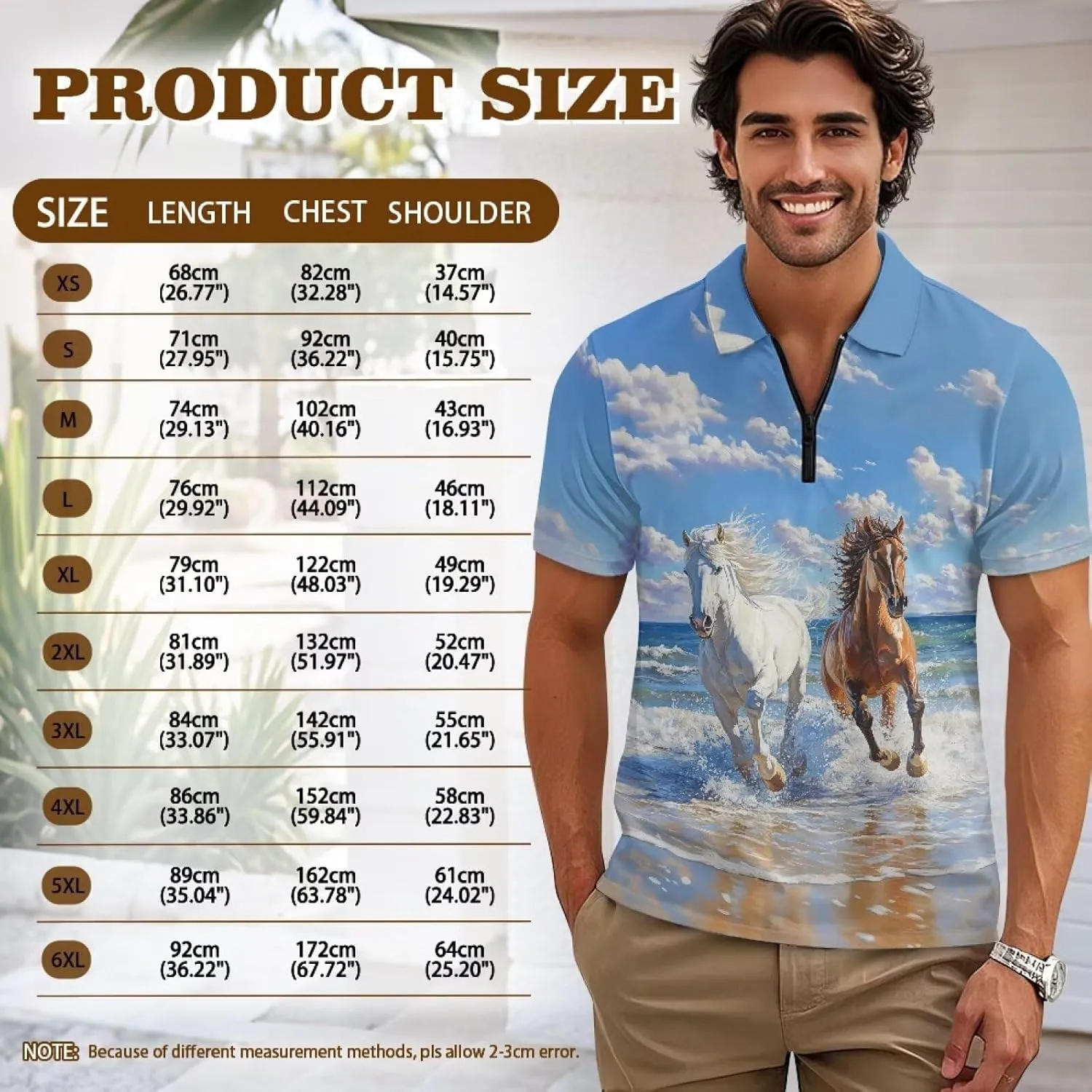 Men's Short Sleeve Shirt Zipper Collar Golf Shirt Summer Quick Dry Athletic Tops Slim Fit Sports Tennis Shirts