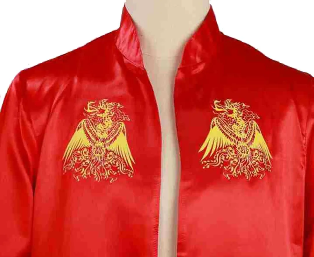 Mens Vampire Dracula Cosplay Costume Red Vampire Uniform Robe Halloween Outfits Red Cloak Headwear Full Set