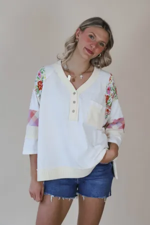 Mixed Slub Henley