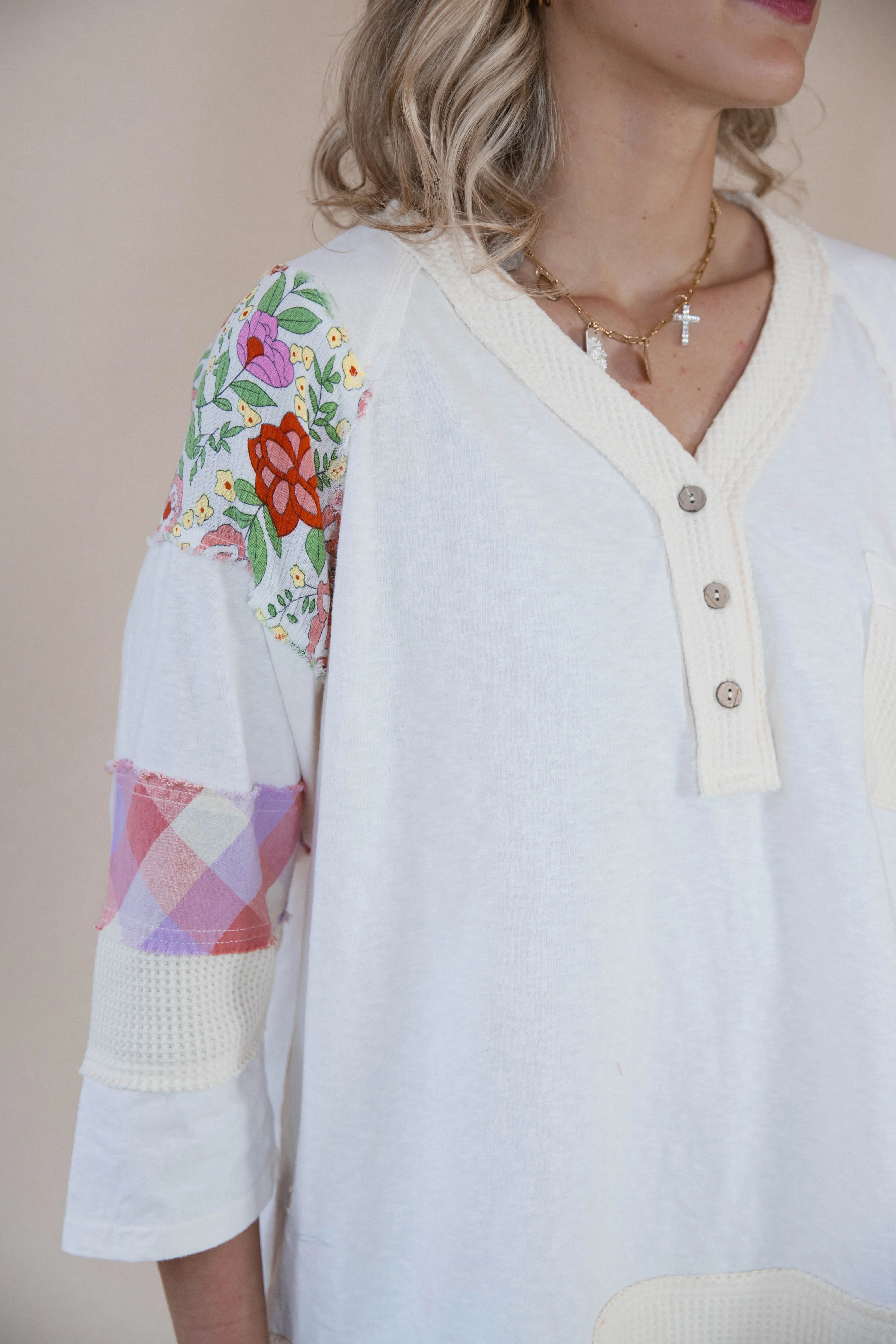 Mixed Slub Henley