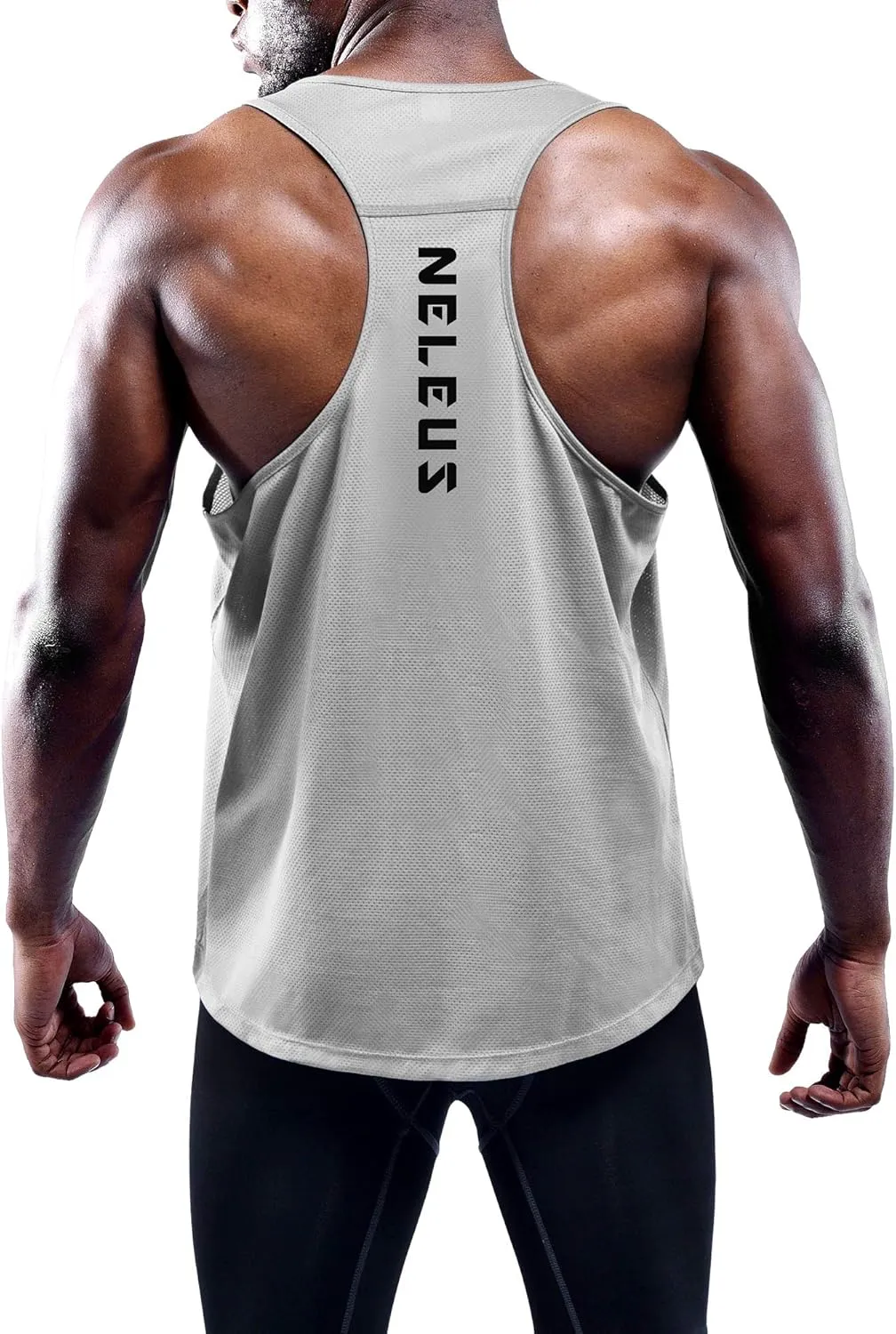 NELEUS Men's Workout Running Tank Top Sleeveless Gym Athletic Shirts