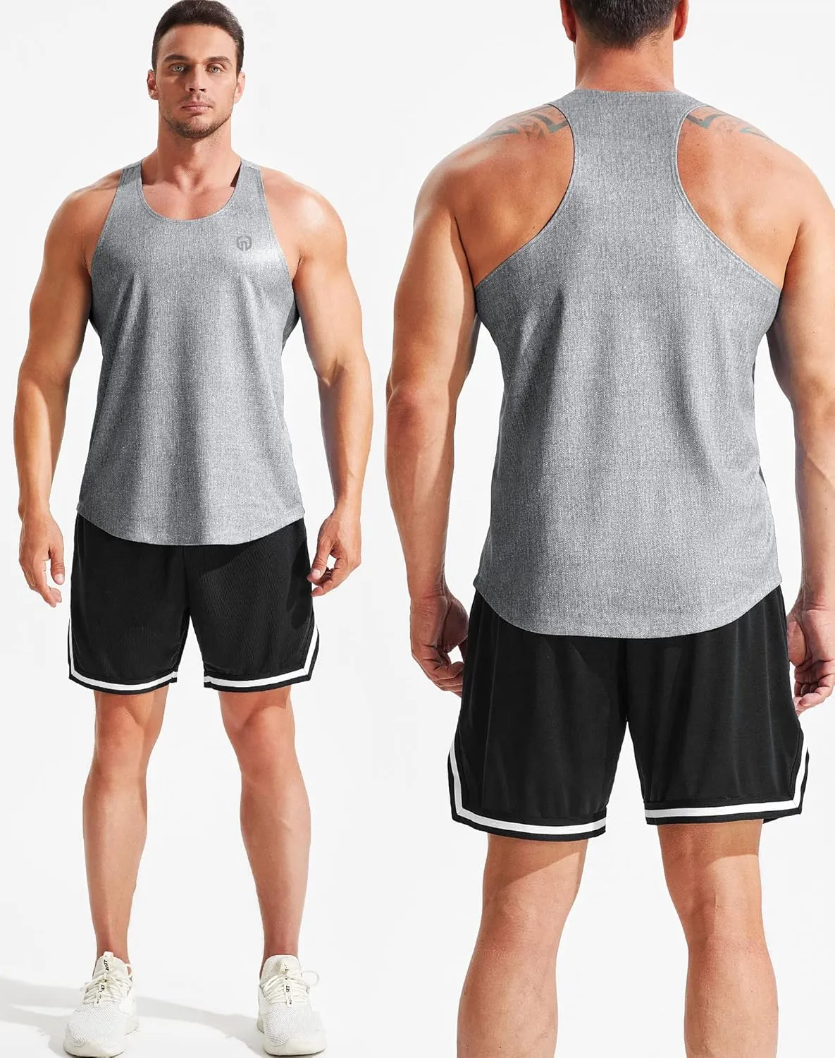NELEUS Men's Workout Running Tank Top Sleeveless Gym Athletic Shirts