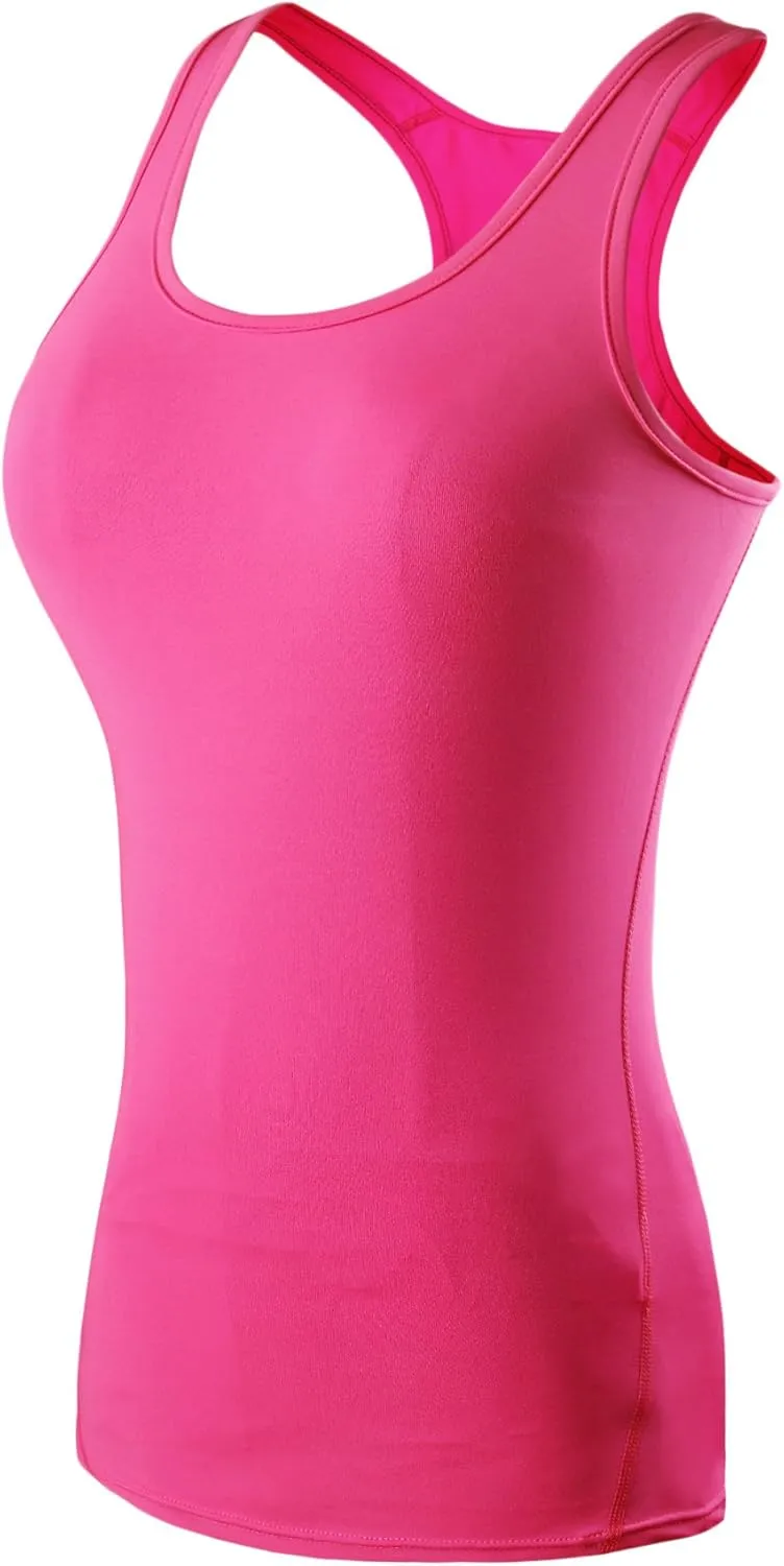 NELEUS Women's 3 Pack Compression Base Layer Dry Fit Tank Top