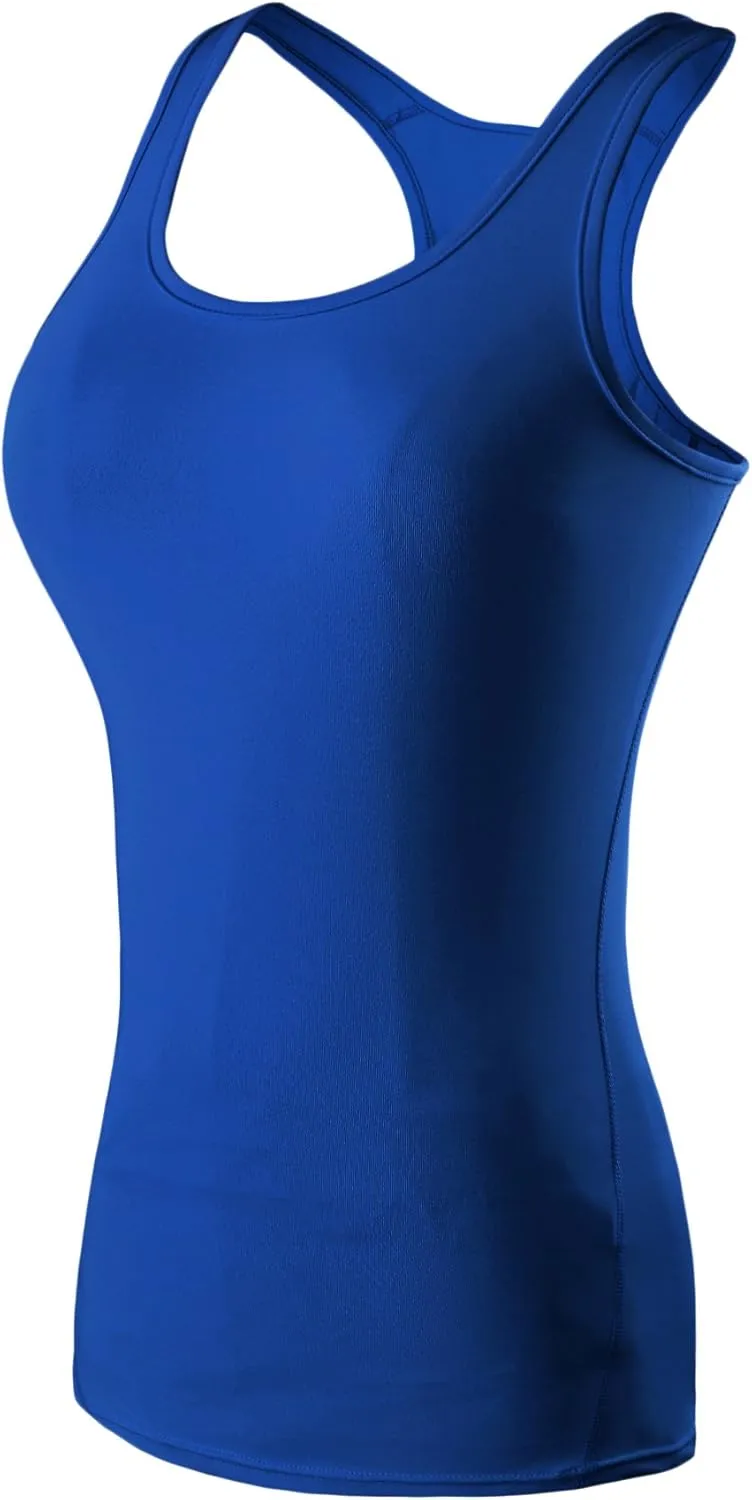 NELEUS Women's 3 Pack Compression Base Layer Dry Fit Tank Top