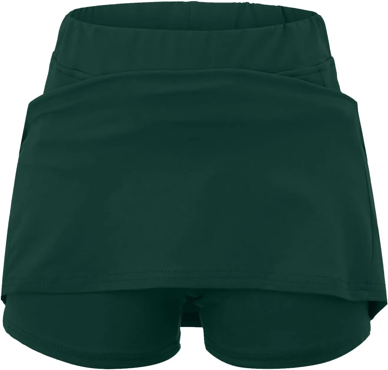 NREALY Athletic Yoga Culottes for Women Skorts for Women with Pockets Elastic Yoga Culottes for Women