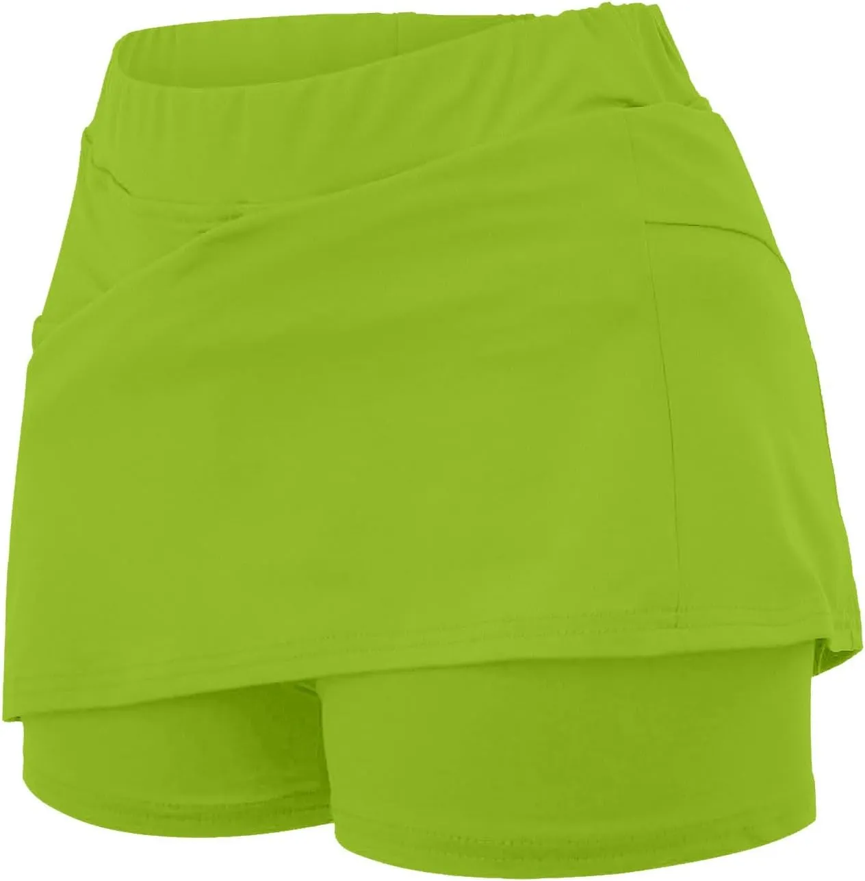 NREALY Athletic Yoga Culottes for Women Skorts for Women with Pockets Elastic Yoga Culottes for Women