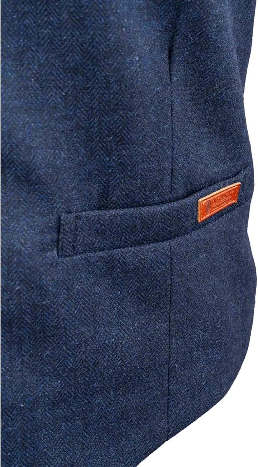 OUTBACK TRADING Men's Jessie Vest | Lightweight Button Down Wool Western Outdoor Vest with Adjustable Back Slide Belt