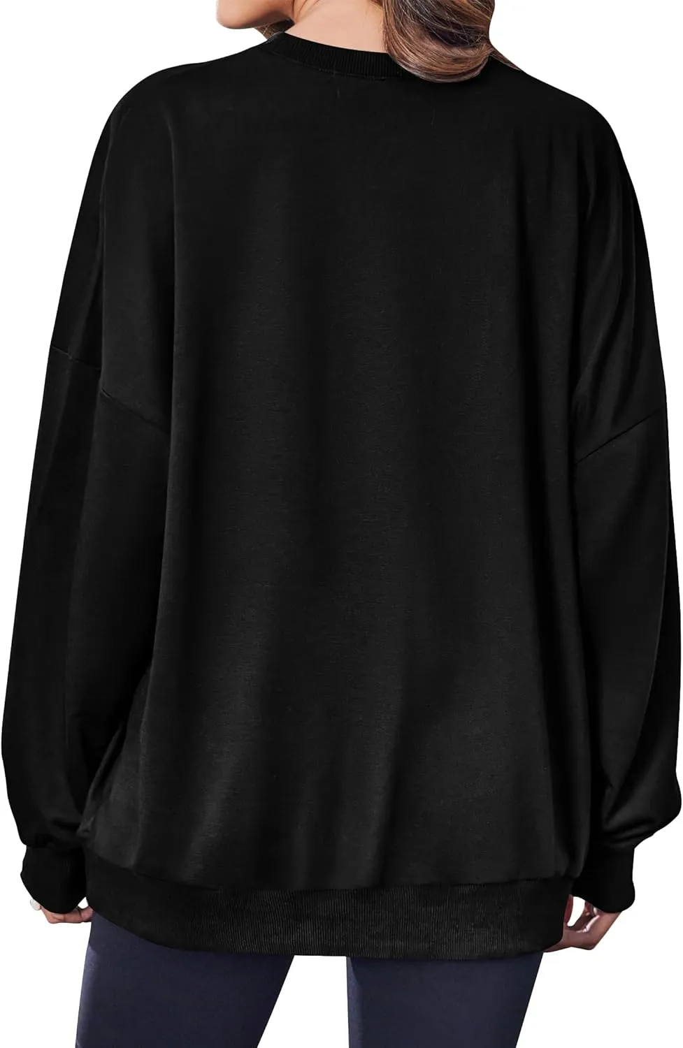 Oversized Usa Sweatshirt Women: Patriotic Tshirt 4th July Shirt Long Sleeve Casual Pullover Tops