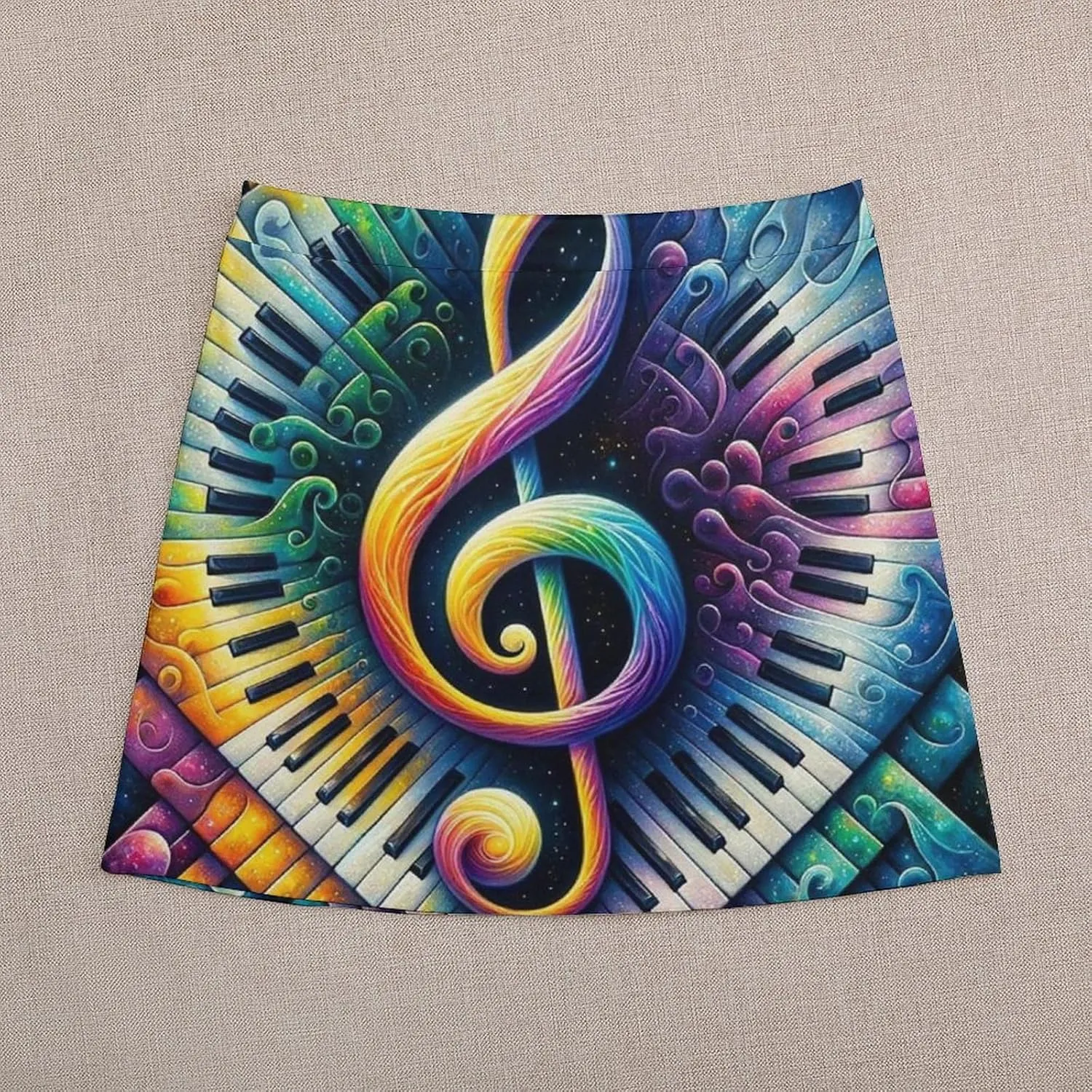 Piano Music Note Short Skirt Culottes Womens Athletic Skorts Skirts Exercise Skort Kilts Casual Skort