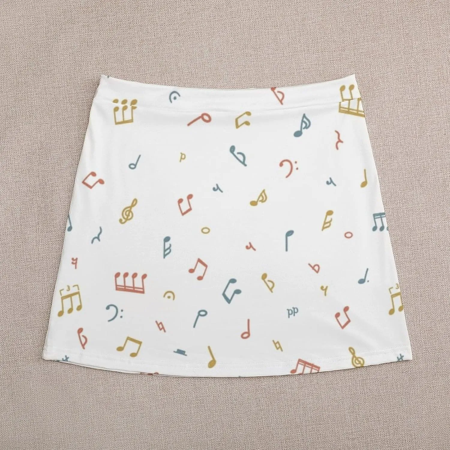 Piano Music Note Short Skirt Culottes Womens Athletic Skorts Skirts Exercise Skort Kilts Casual Skort