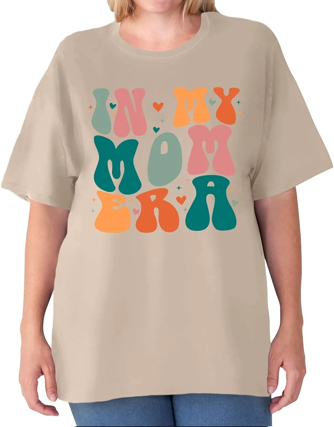 Plus Size Mom Shirt: Women in My Mom Era Tshirt Cute Mom Graphic Tee Mama Life Short Sleeve Shirt