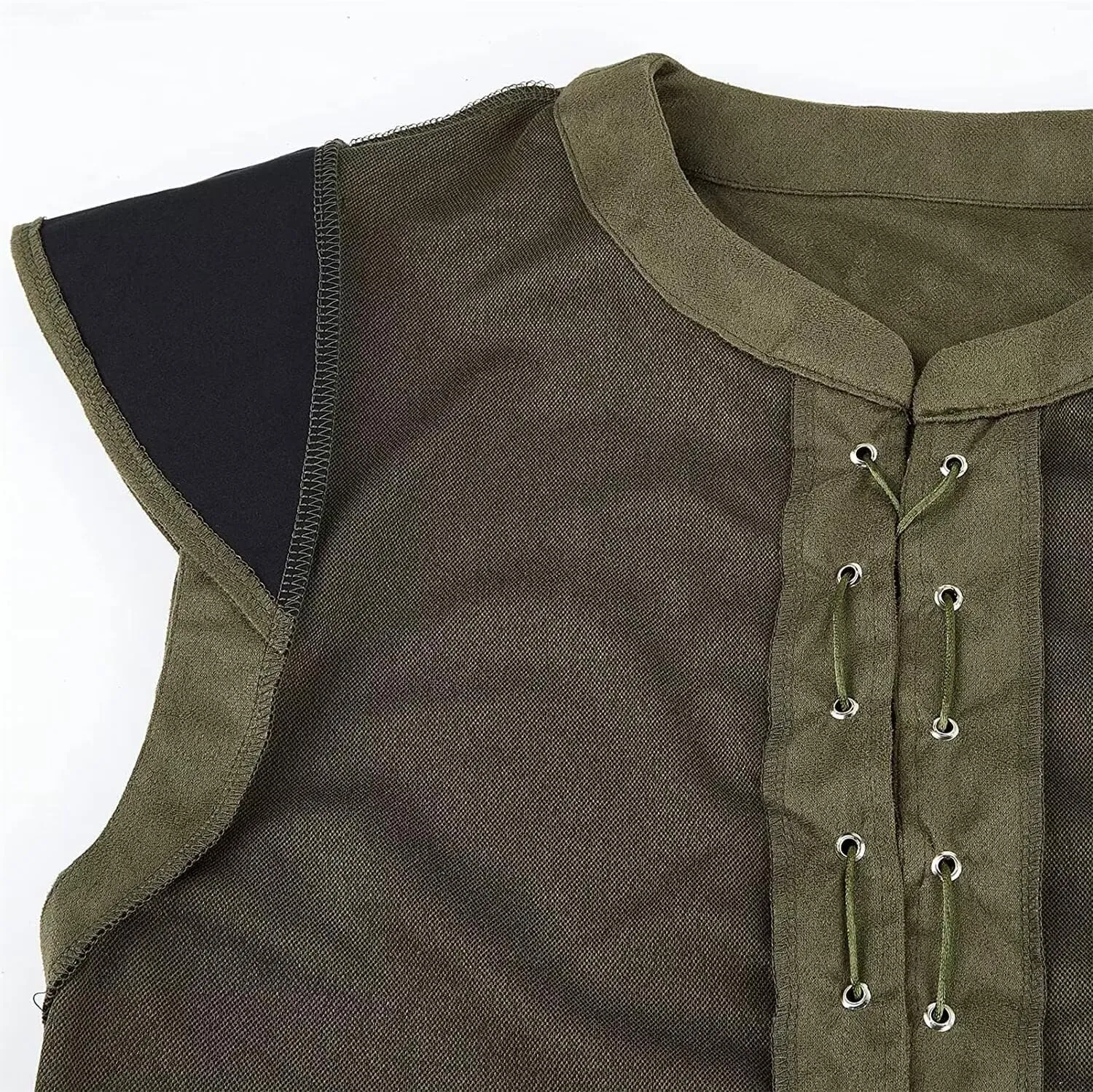 Renaissance Pirate Vest Viking Costume Men Medieval Retro Gothic Victorian Halloween Vintage Festival
