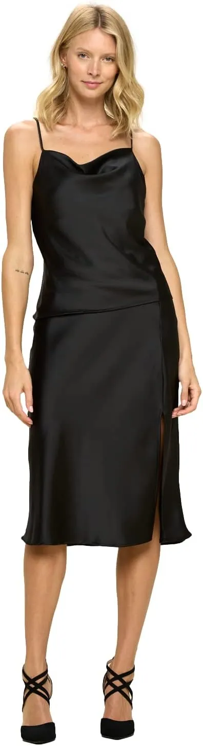 RENEEC. Women's Silky Satin Sleeveless Soft Spaghetti Strap Camisole Top - Made in USA