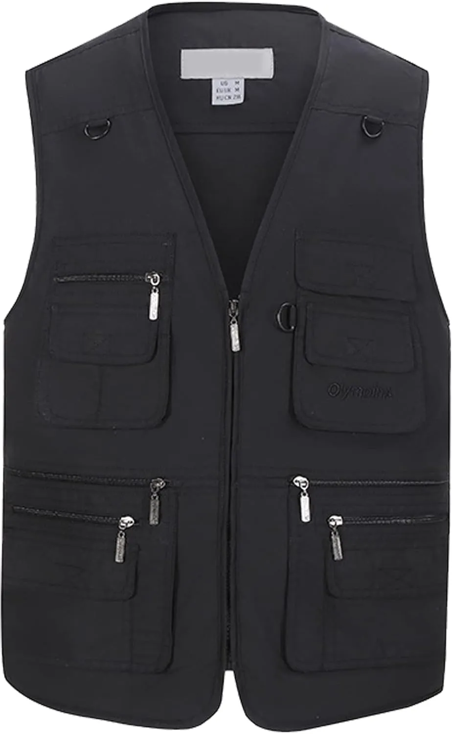 Riutiru Men's Versatile Outdoor Travel Sports Vest, Olympina Multiple Pockets for Work, Fishing, Hunting, Tactical Missions