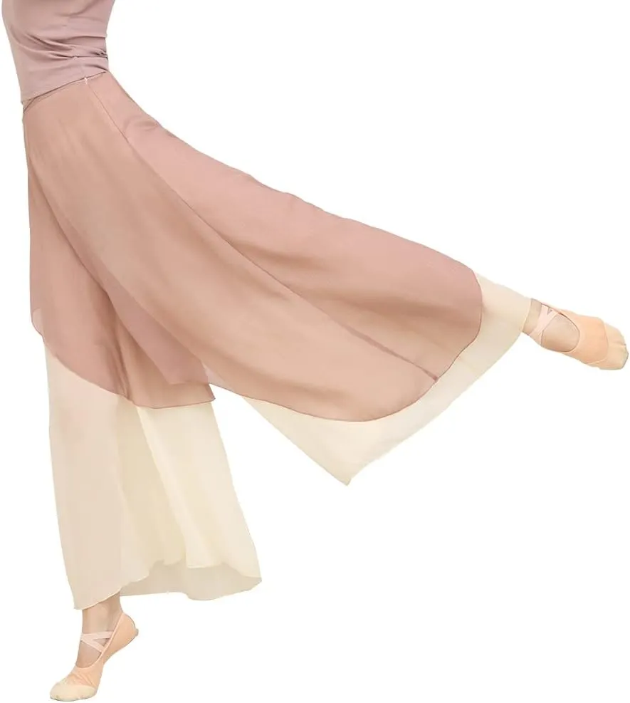 ROYAL SMEELA Chiffon Palazzo Pants for Women - Wide Leg, High Waist, Flowing, Boho Style
