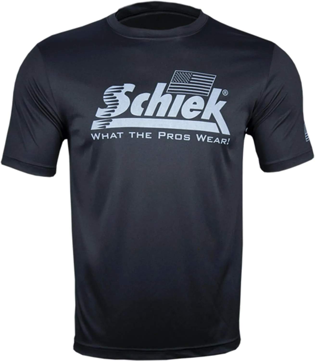 Schiek Sports Poly HD T-Shirt - Quick Dry Polyester Gym Workout T-Shirt - High Performance