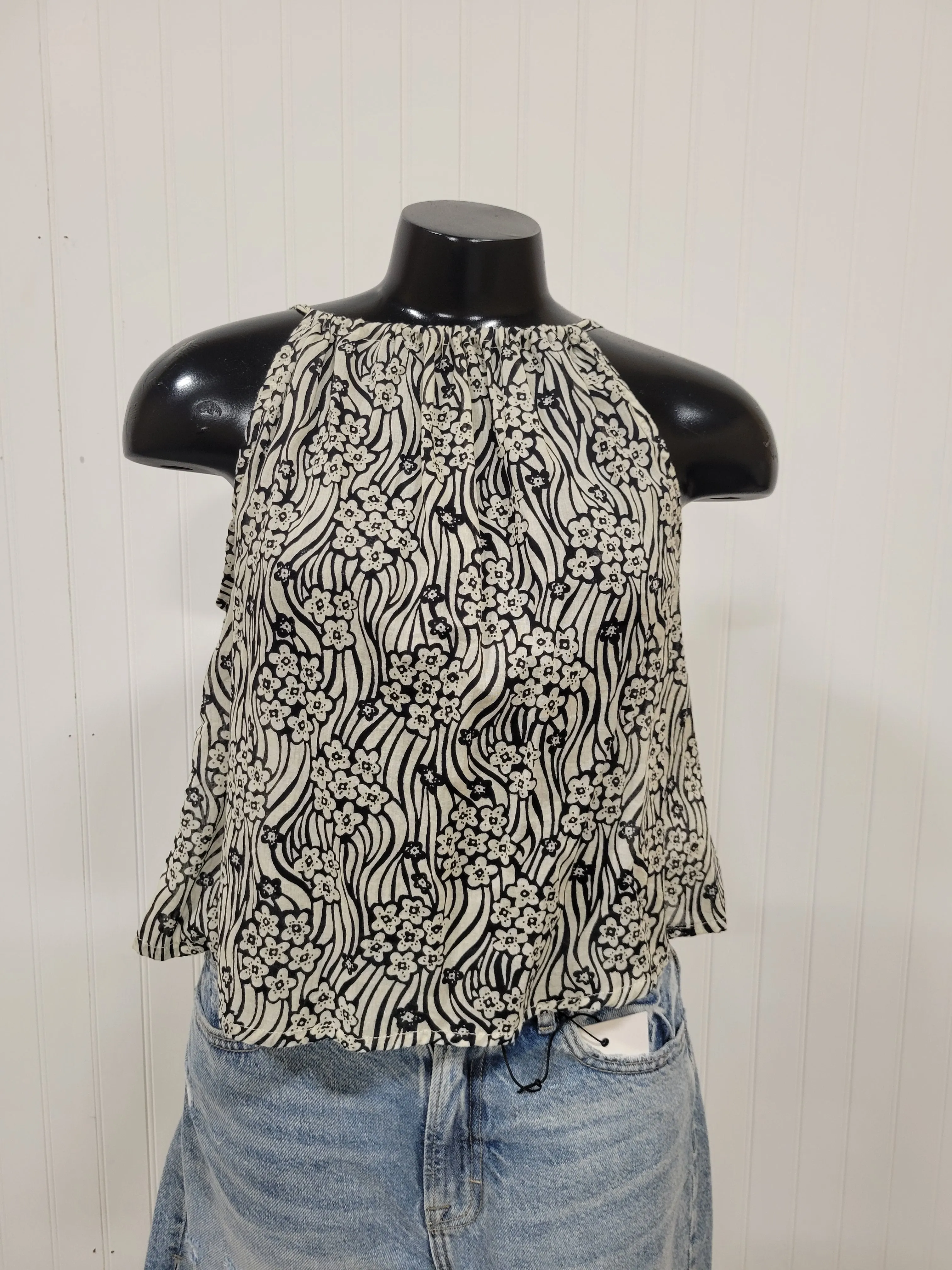 Tan & Black Tank