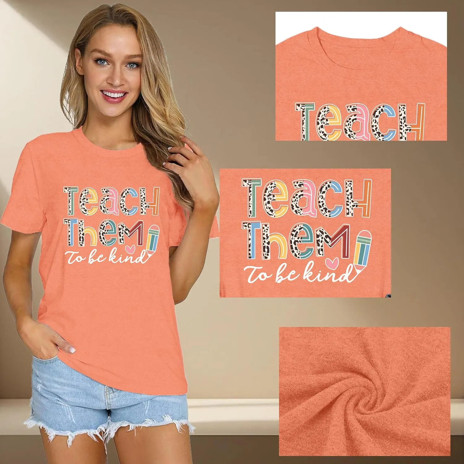 Teacher Shirts for Women Teach Teaching Tshirt Teacher Life Tee Tops