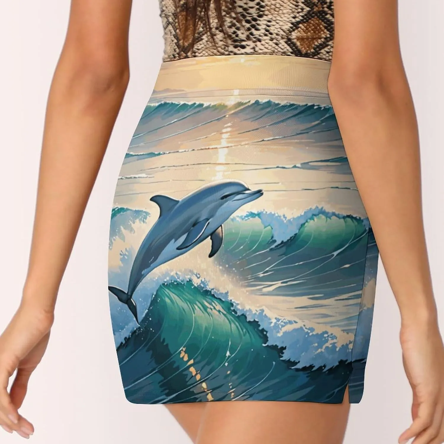 Tennis Skirts for Women High Waist Colorful Dragons Athletic Golf Skorts Skirts with Pockets