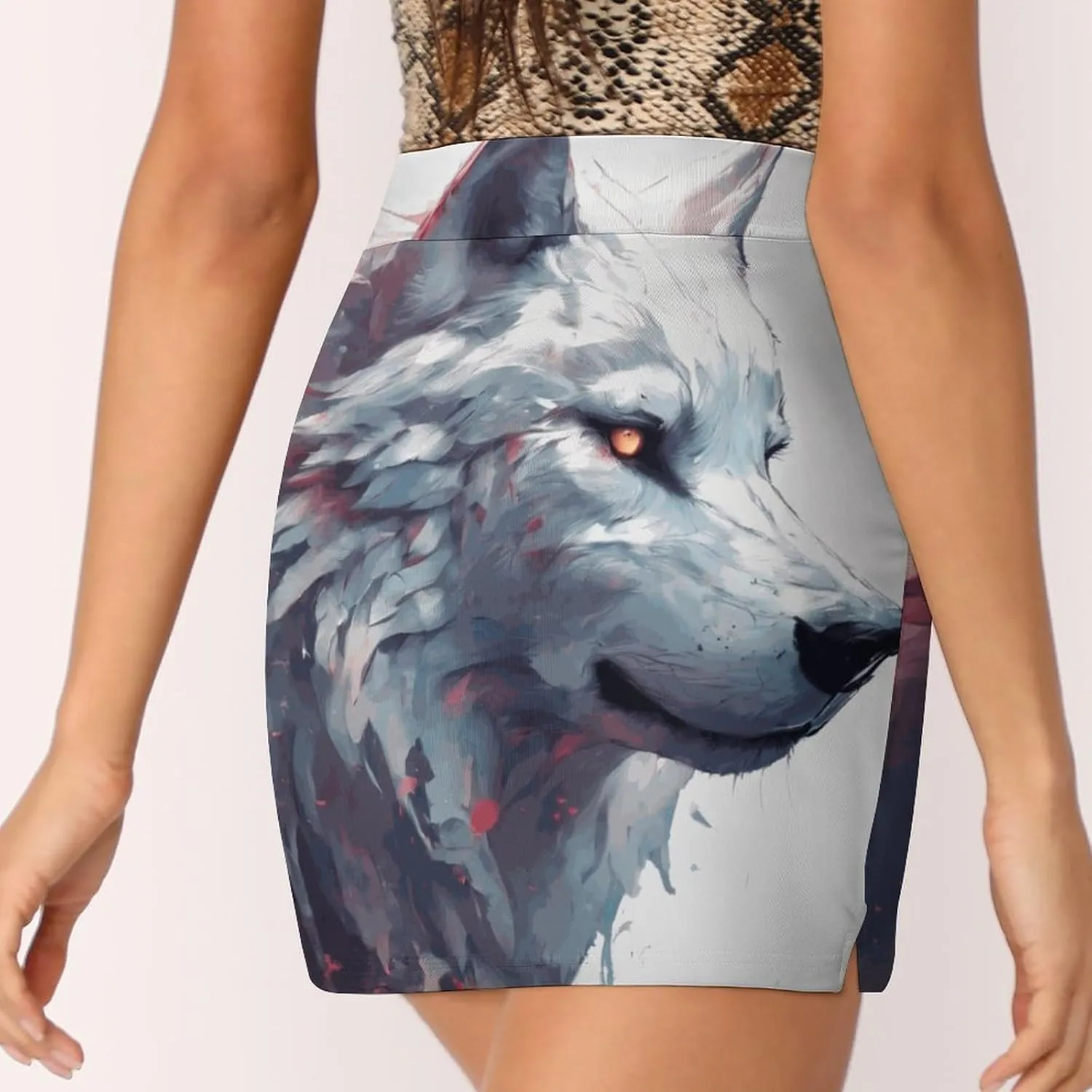 Tennis Skirts for Women High Waist Colorful Dragons Athletic Golf Skorts Skirts with Pockets