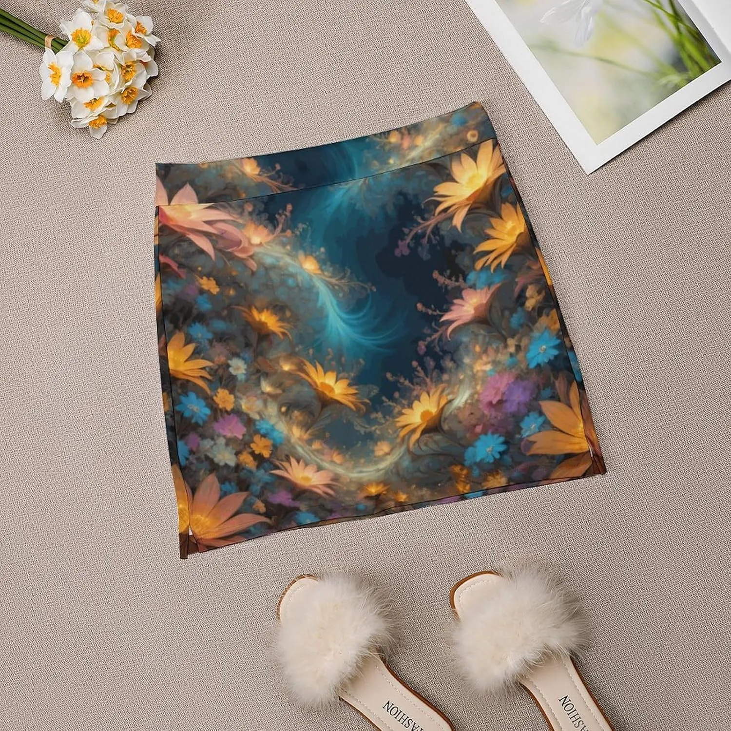 Tennis Skirts for Women High Waist Colorful Dragons Athletic Golf Skorts Skirts with Pockets