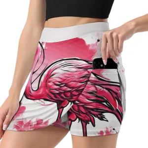 Tennis Skirts for Women High Waist Colorful Dragons Athletic Golf Skorts Skirts with Pockets