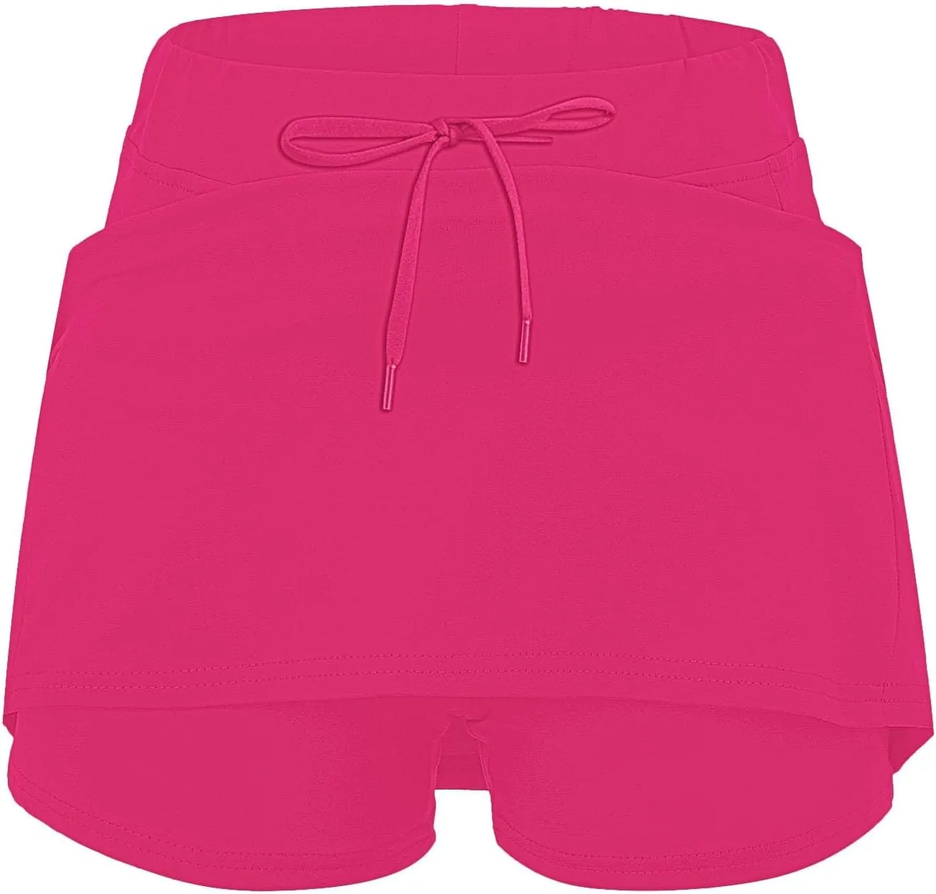 Tennis Skirts for Women Solid Mini Skirt Tummy Control Golf Skirts with Shorts Athletic Skorts Elastic Yoga Culottes