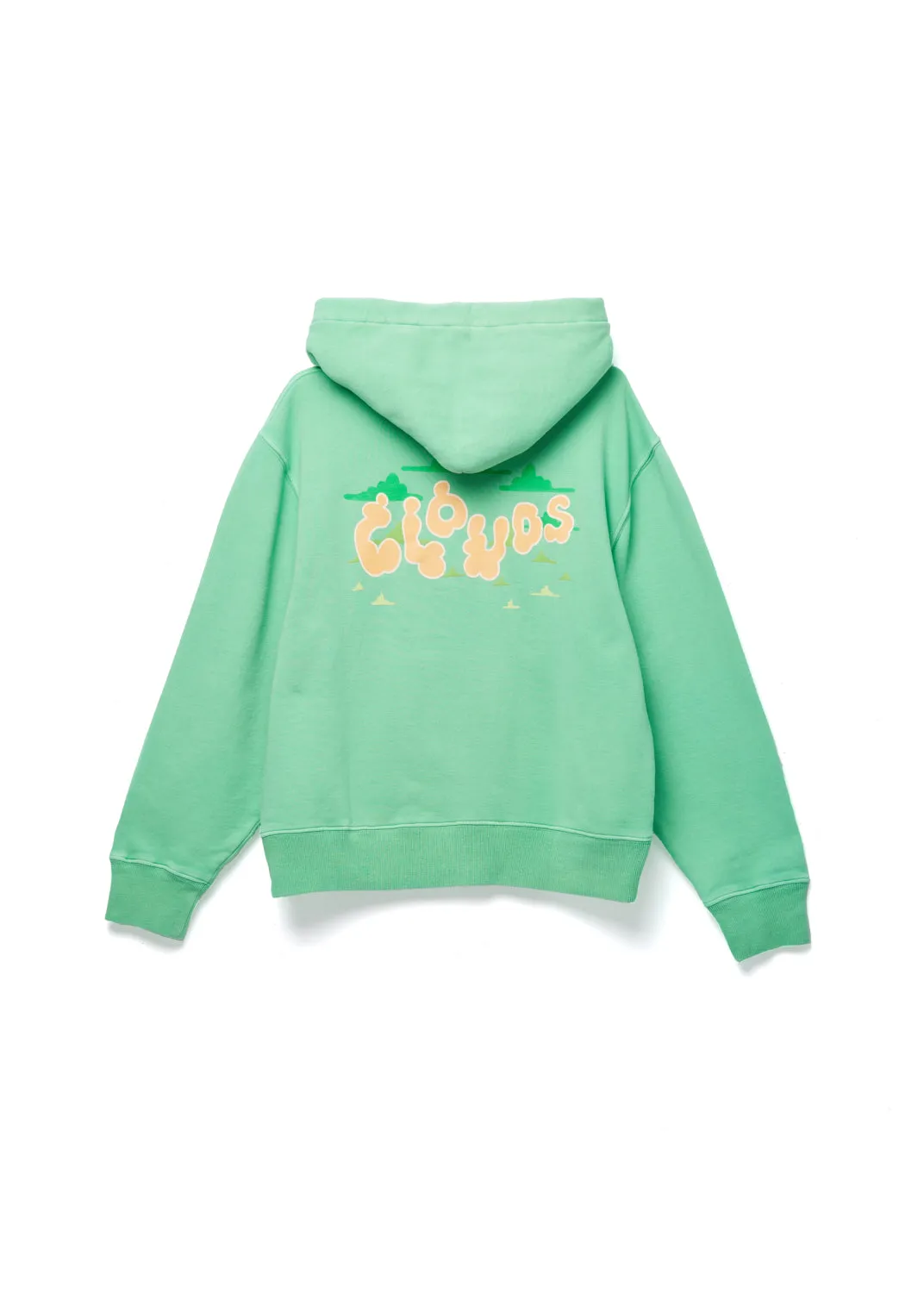 The Haas Brothers Clouds Adult Unisex Hoodie in Green