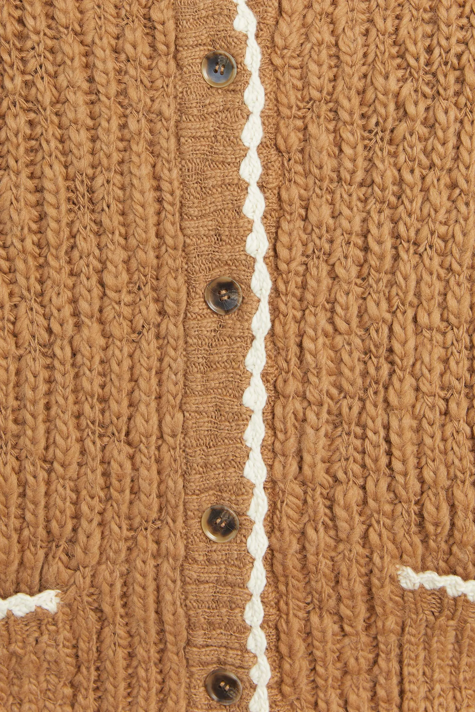 The Hilde Cardigan | Camel