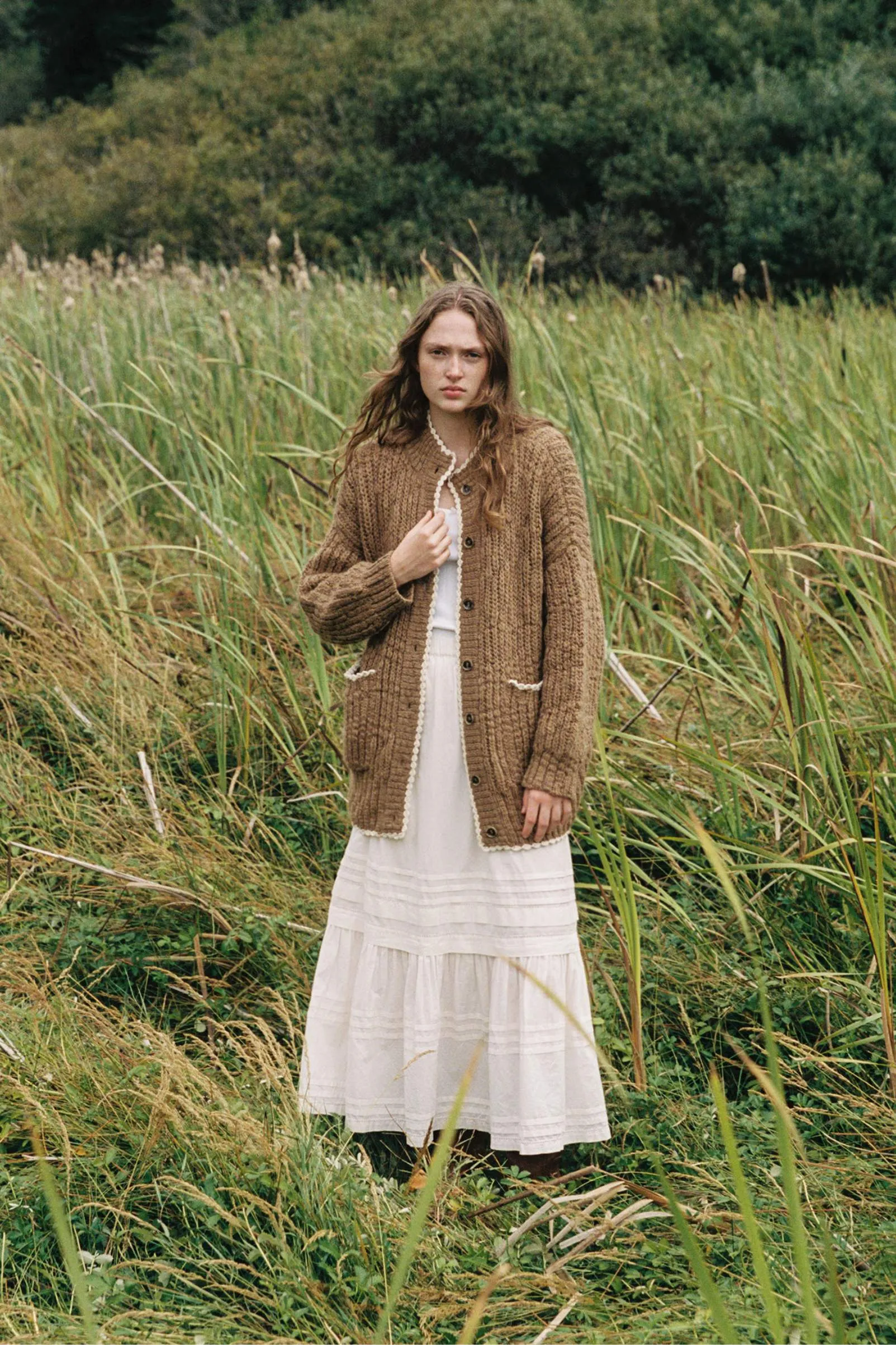 The Hilde Cardigan | Camel