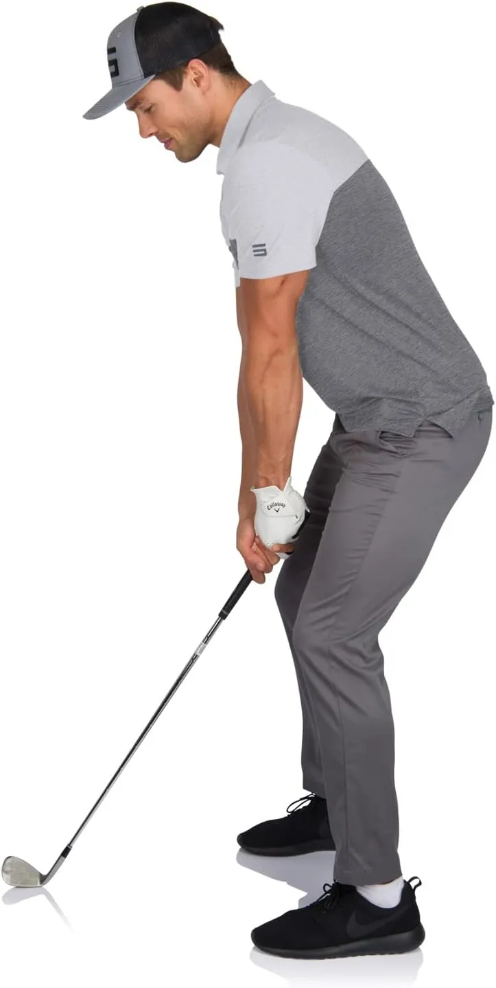 Three Sixty Six Quick Dry Golf Shirts for Men - Moisture Wicking Short-Sleeve Casual Polo Shirt