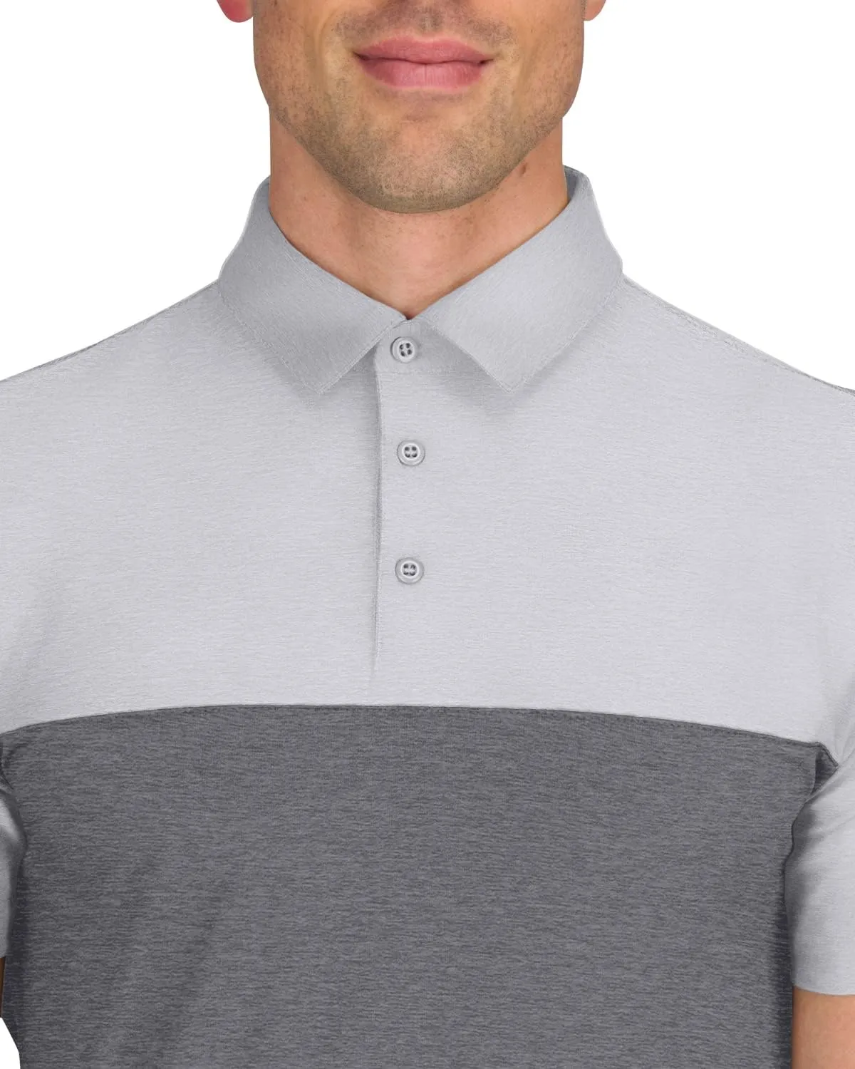 Three Sixty Six Quick Dry Golf Shirts for Men - Moisture Wicking Short-Sleeve Casual Polo Shirt