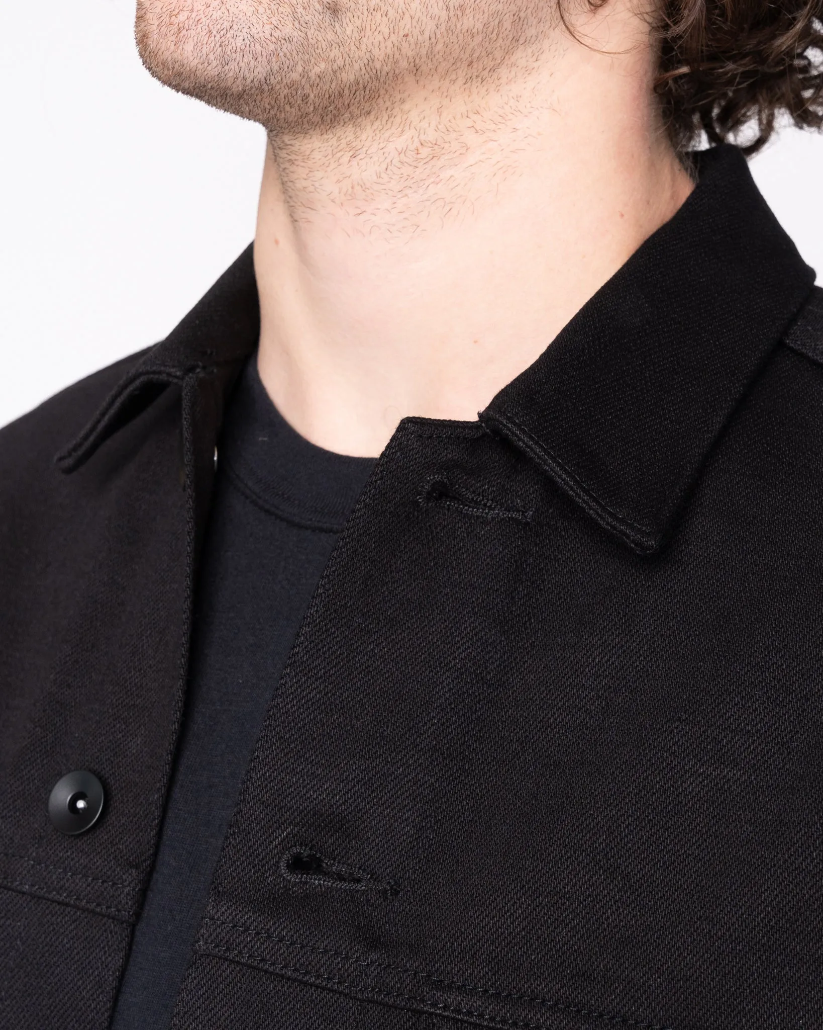 Unbranded UB942 Denim Jacket - 21oz Black Selvedge