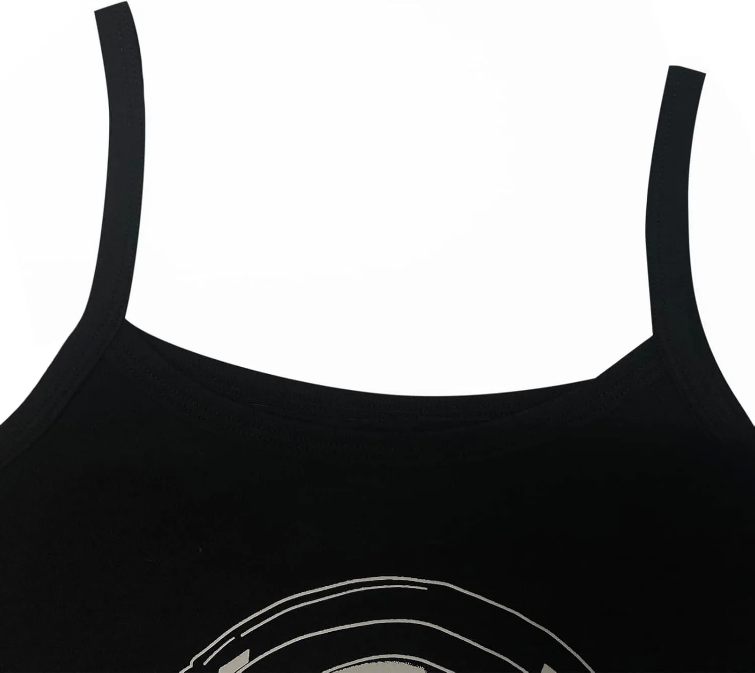 Women E Girl Gothic Camisole Y2k Grunge Crop Top Retro Halloween Skull Print Spaghetti Strap Sleeveless Vest Tank Top