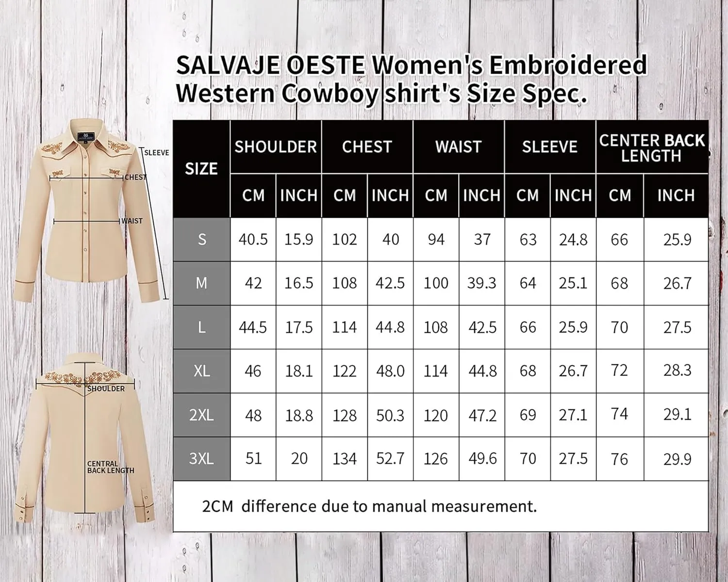 Women's Embroidered Western Cowgirl Slim Fit Shirt Long Sleeve Snap Button Down Shirt with Embroidery