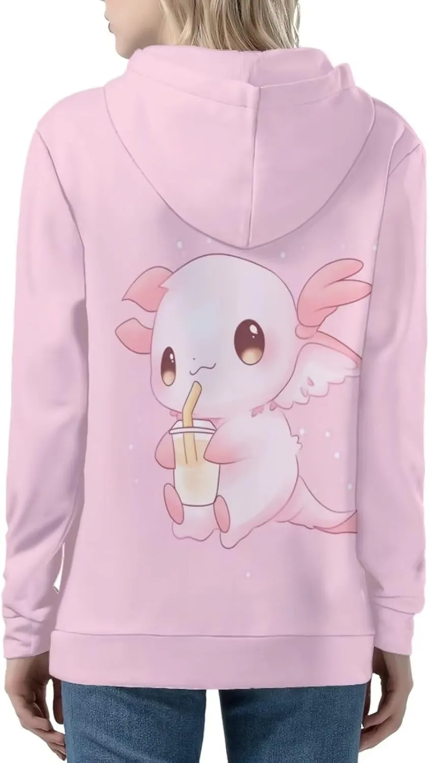 Women's Fashion Hoodies Sweatshirt Teen Girls Zip Up Jacket Long Sleeve Pullover Top XS-5XL