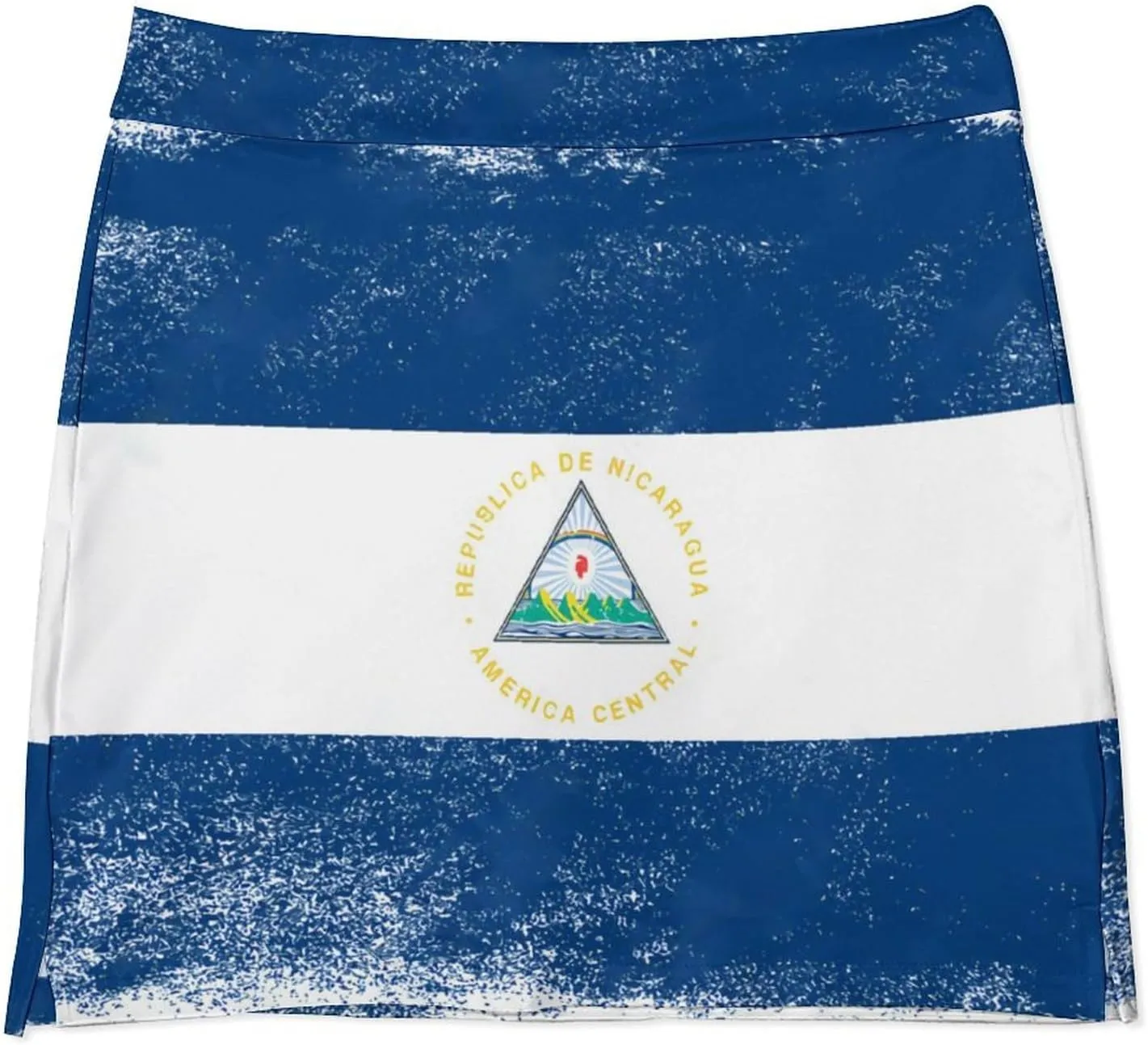 Women's Gay-Pride-Flag Tennis Skirt A-line Light-Proof Trouser Skirt with Shorts Pockets