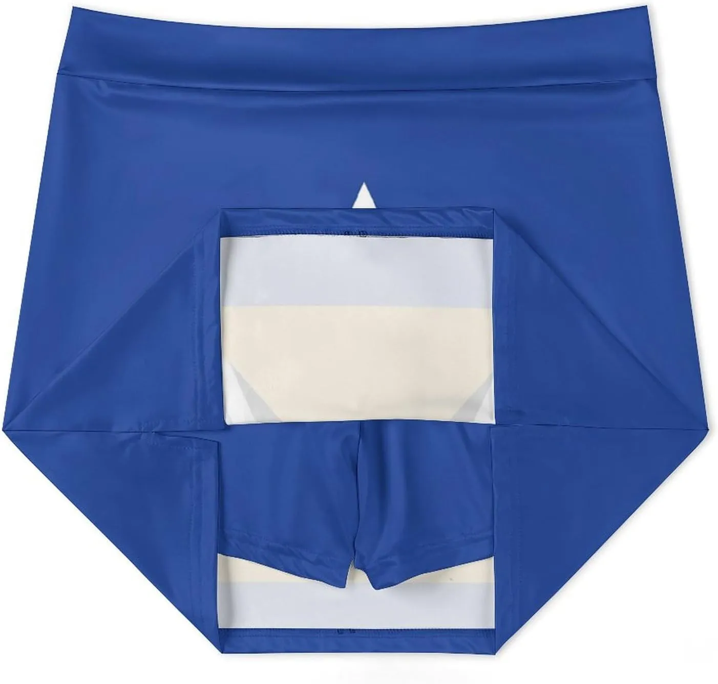 Women's Gay-Pride-Flag Tennis Skirt A-line Light-Proof Trouser Skirt with Shorts Pockets