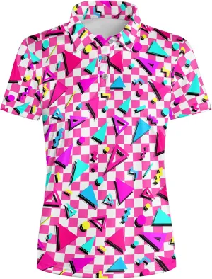 Womens Golf Shirts Moisture Wicking Golf Polo Shirts Quick Dry Short Sleeve for Women Tennis Shirts