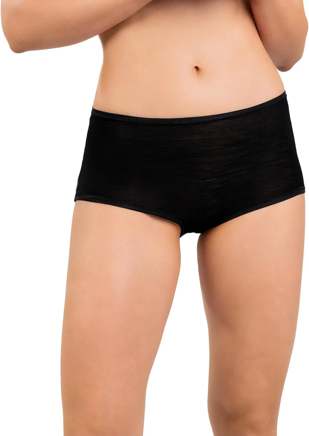 Women's Merino Boy Short By Woolly | RWS Certified | Soft, Breathable, Seattle Designed