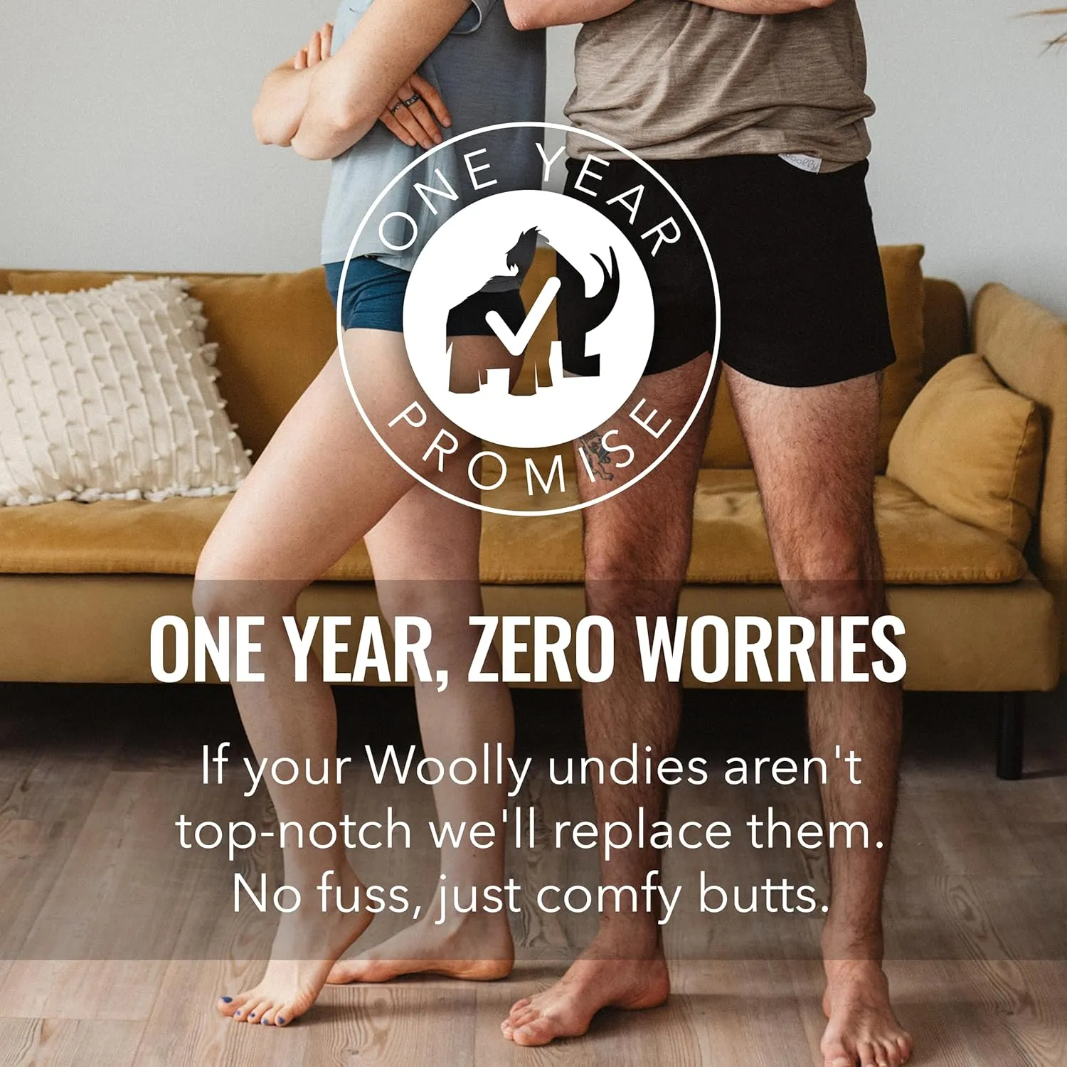 Women's Merino Boy Short By Woolly | RWS Certified | Soft, Breathable, Seattle Designed