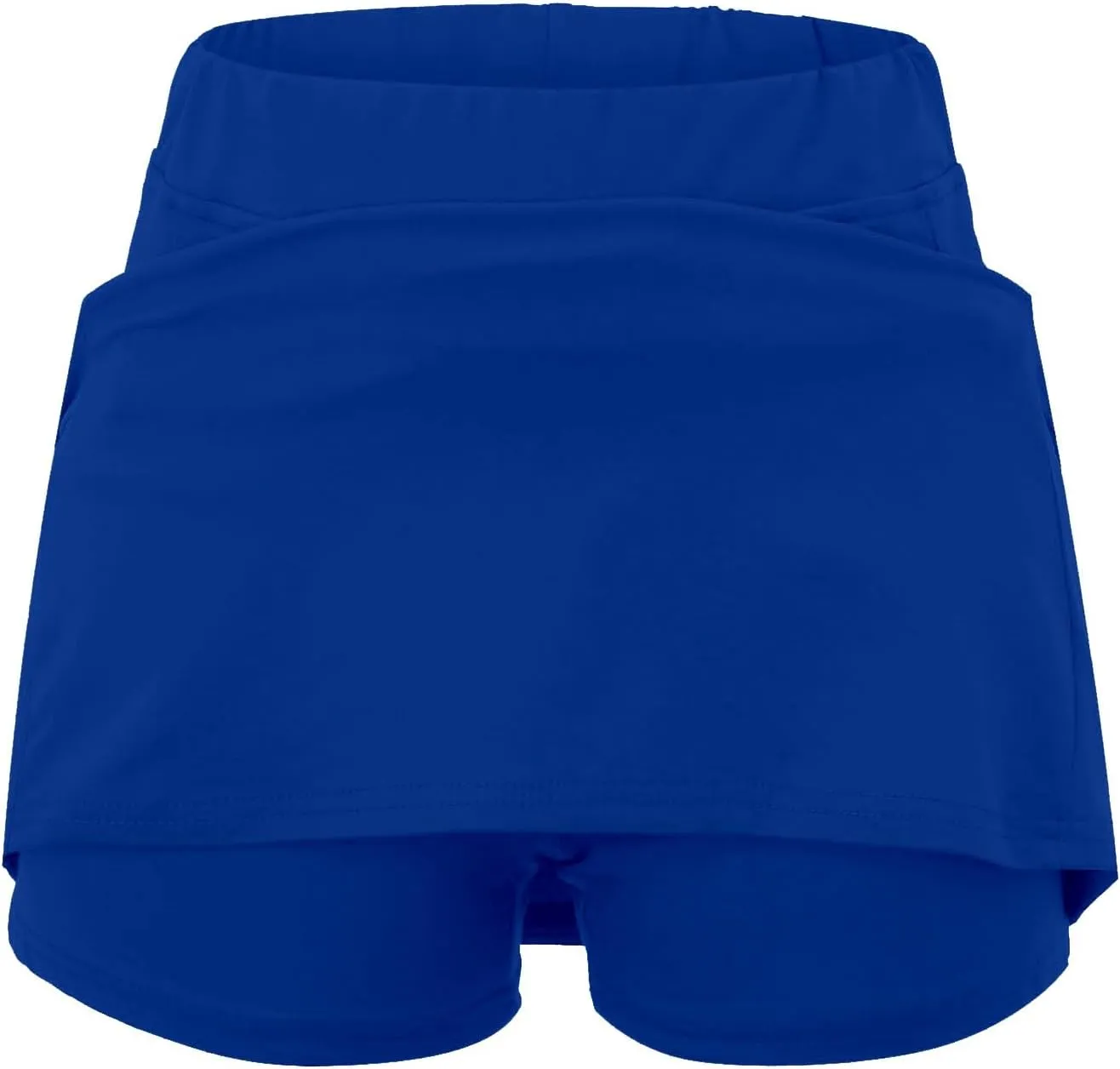 Womens Pocket Tennis Culottes Golf Athletic Tummy Control Skirt with Shorts Underneath Running Pickleball Yoga Skorts